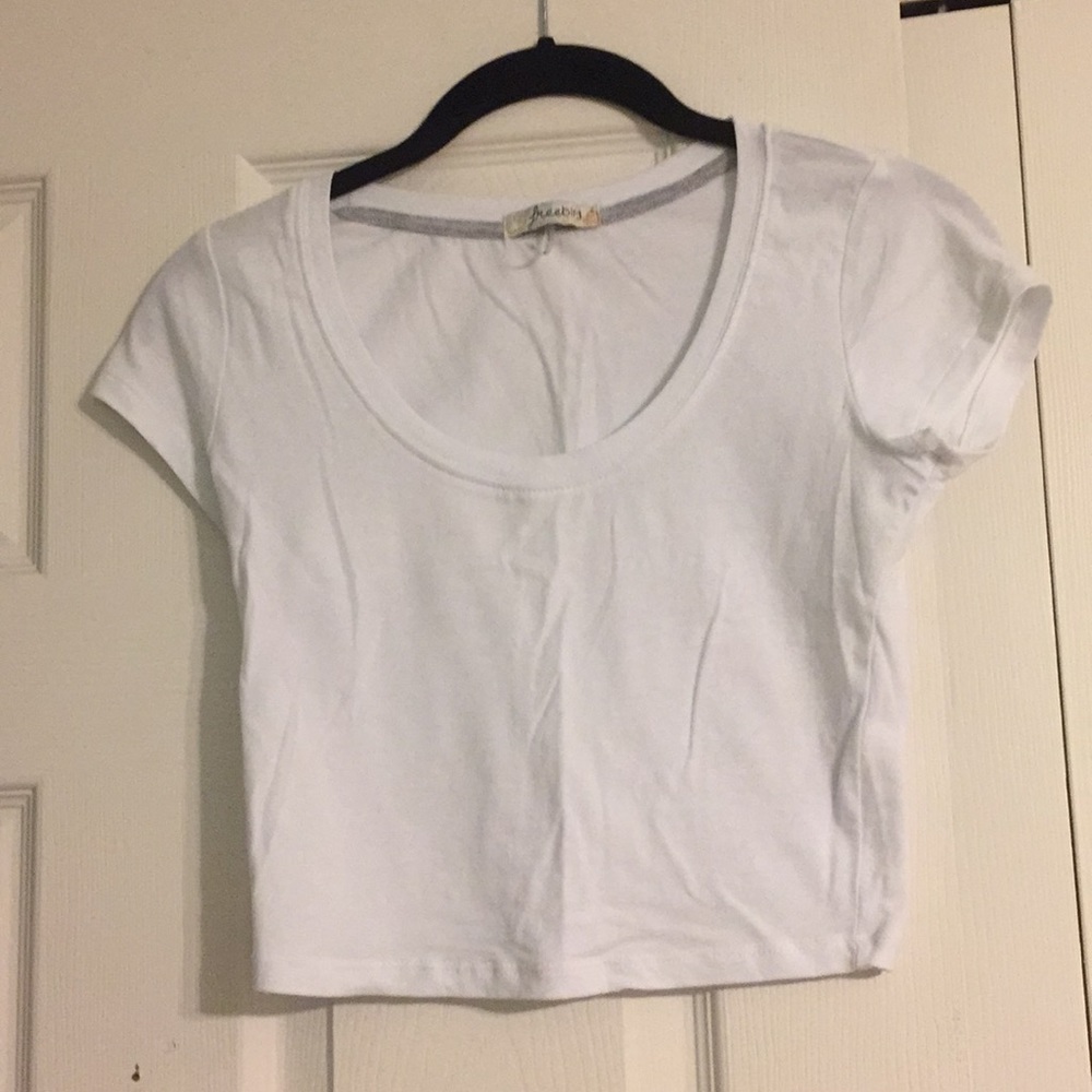White Crop Top